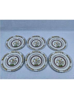LOT OF 6 Vtg Copeland Spode BUTTERCUP Salad Plates 7.5” England OLD BACKSTAMP